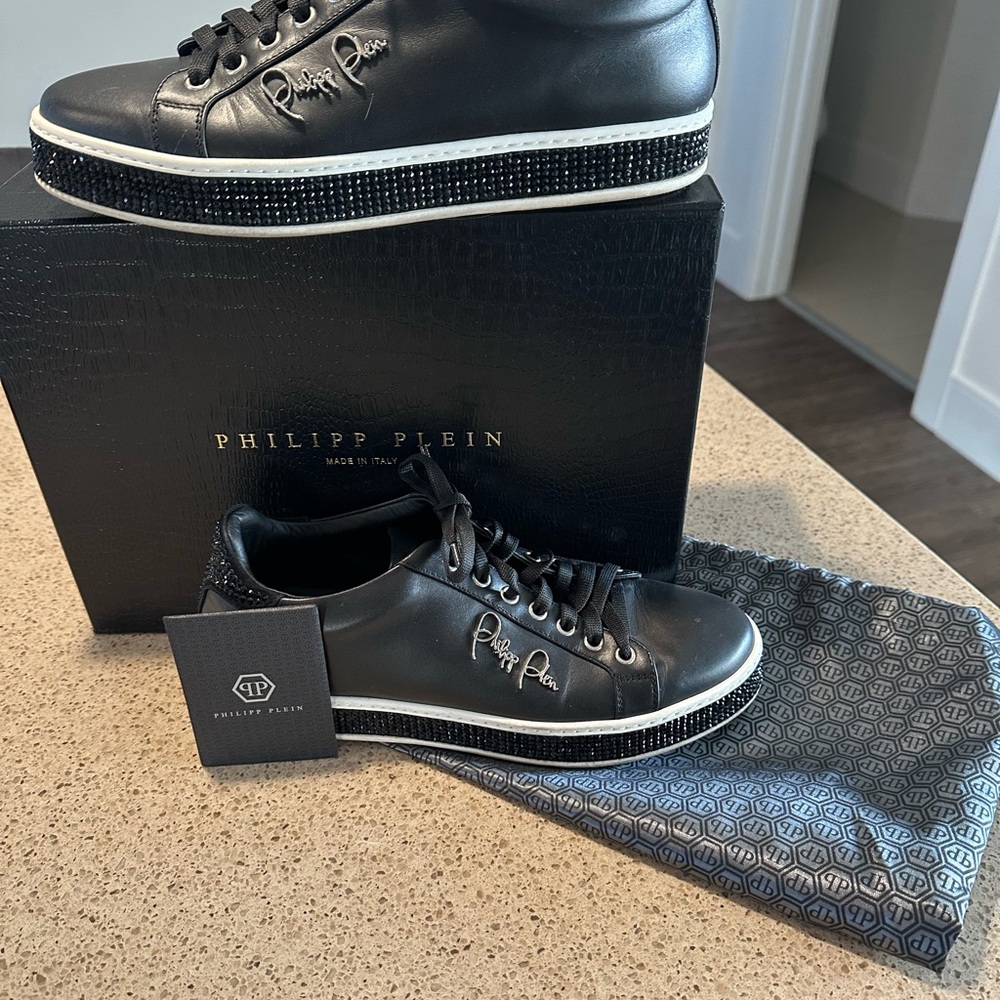 Philipp Plein Black Men's Shoes